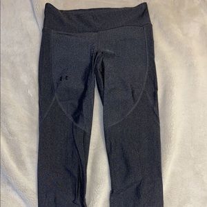 Gray kinda sparkly under armor leggings